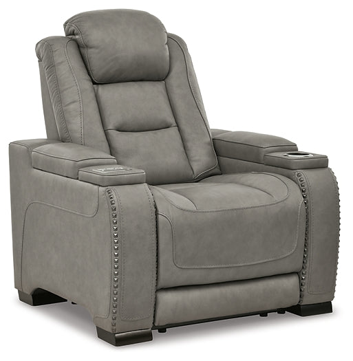 The Man-Den PWR Recliner/ADJ Headrest Signature Design by Ashley®