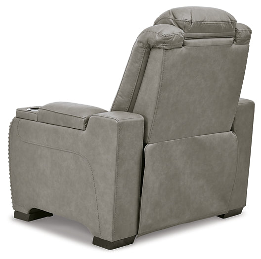 The Man-Den PWR Recliner/ADJ Headrest Signature Design by Ashley®