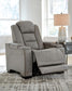 The Man-Den PWR Recliner/ADJ Headrest Signature Design by Ashley®