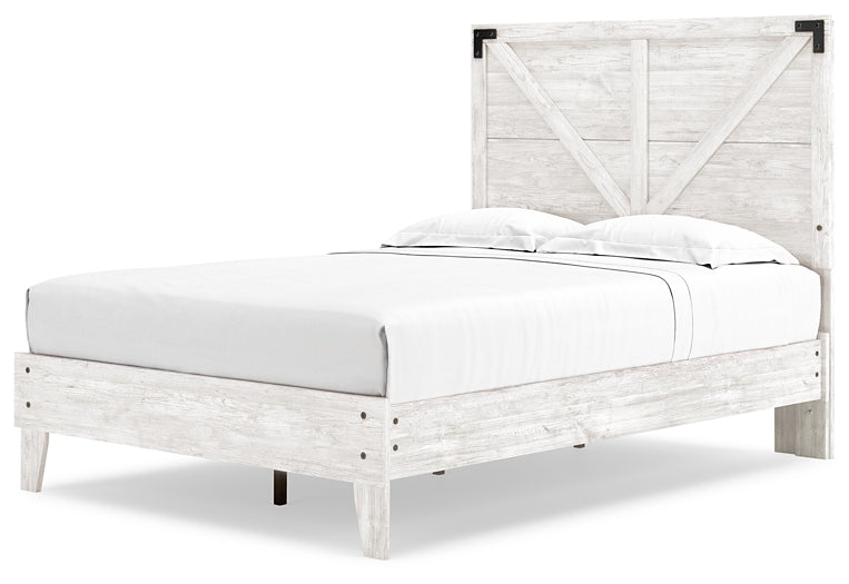 Shawburn Queen Crossbuck Panel Platform Bed Signature Design by Ashley®