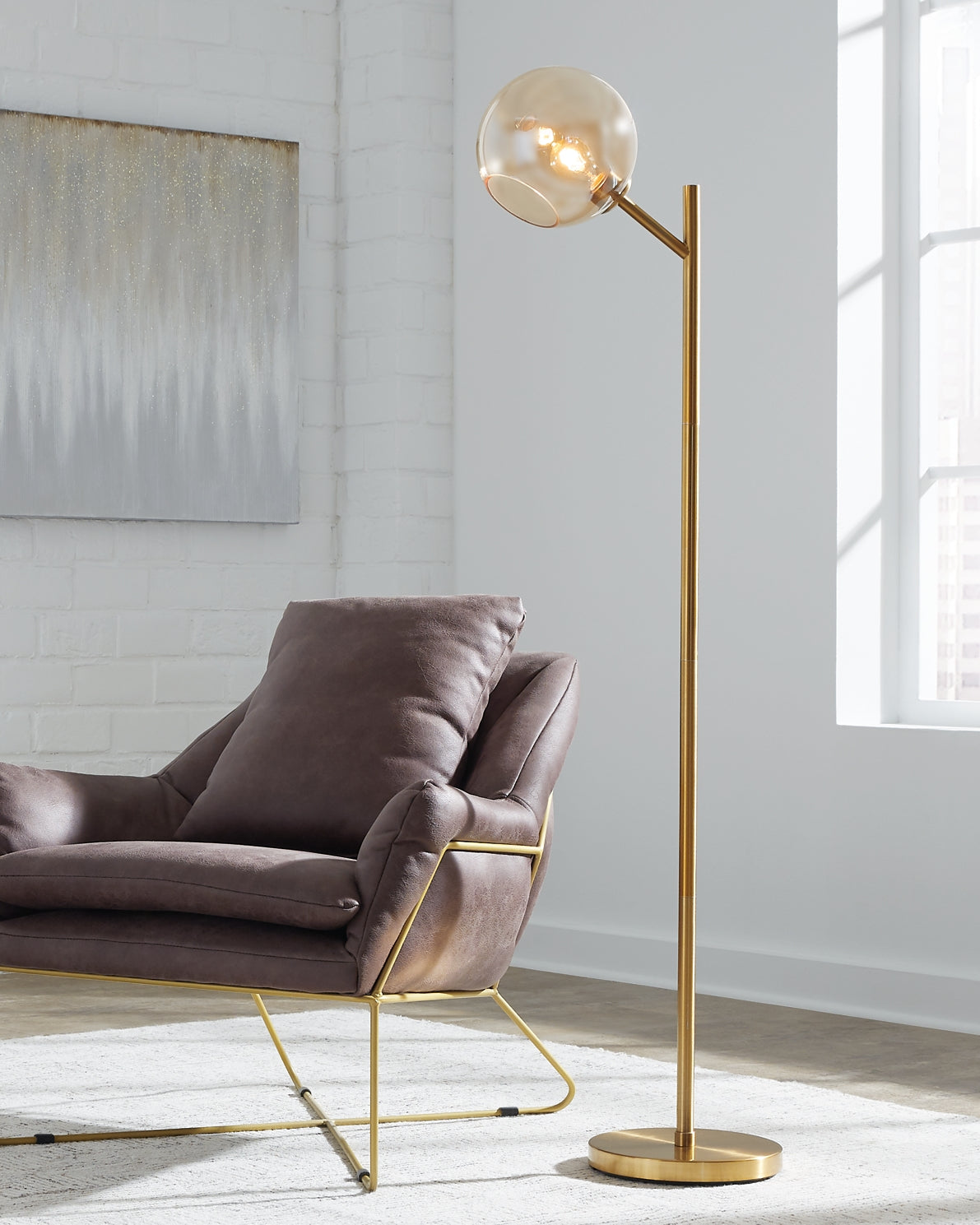 Abanson Metal Floor Lamp (1/CN) Signature Design by Ashley®