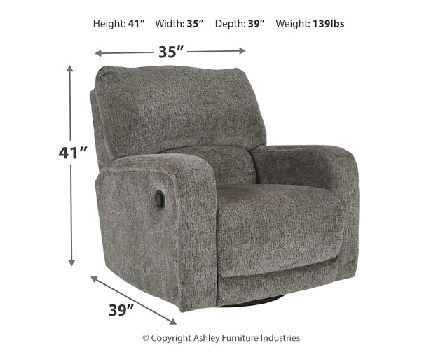 Wittlich Swivel Glider Recliner Signature Design by Ashley®