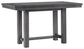 Myshanna RECT DRM Counter EXT Table Signature Design by Ashley®