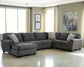 Ambee 3-Piece Sectional with Chaise Benchcraft®