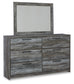 Baystorm Dresser and Mirror Signature Design by Ashley®