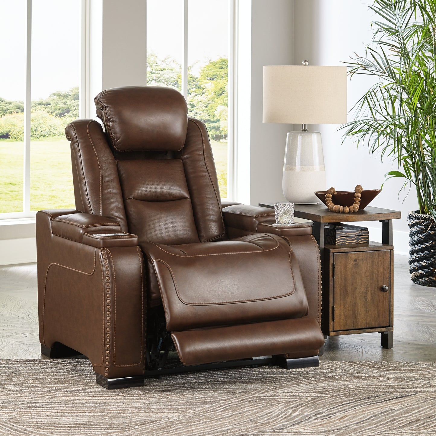 The Man-Den PWR Recliner/ADJ Headrest Signature Design by Ashley®