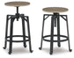 Lesterton Swivel Stool (2/CN) Signature Design by Ashley®