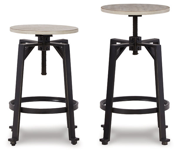 Karisslyn Swivel Stool (2/CN) Signature Design by Ashley®