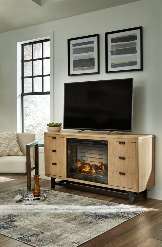 Freslowe TV Stand with Electric Fireplace Signature Design by Ashley®