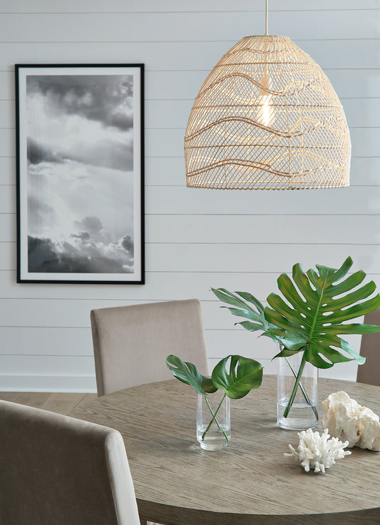 Coenbell Rattan Pendant Light (1/CN) Signature Design by Ashley®