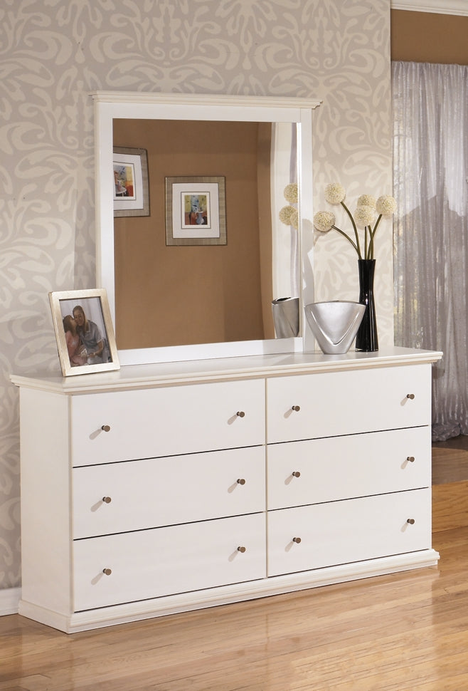 Bostwick Shoals Queen Panel Bed with Mirrored Dresser, Chest and 2 Nightstands Signature Design by Ashley®