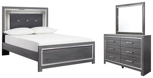 Lodanna Full Panel Bed with Mirrored Dresser Signature Design by Ashley®