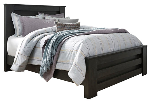 Brinxton Queen Panel Bed with Mirrored Dresser and Chest Signature Design by Ashley®