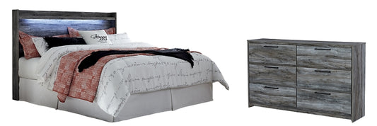 Baystorm King Panel Headboard with Dresser Signature Design by Ashley®