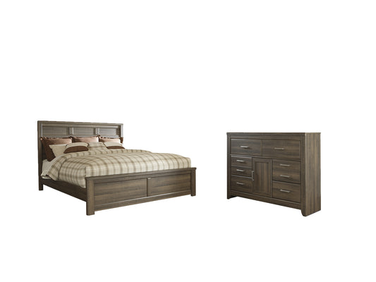 Juararo California King Panel Bed with Dresser Signature Design by Ashley®