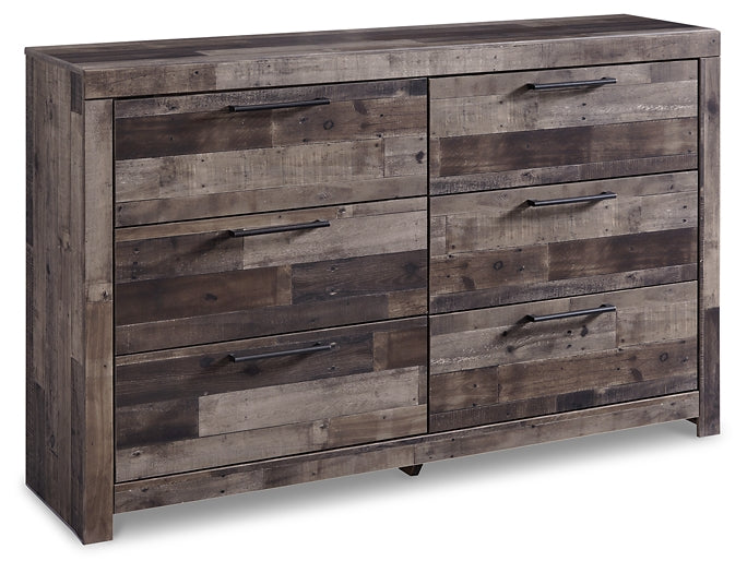 Derekson King Panel Bed with 4 Storage Drawers with Dresser Benchcraft®