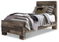 Derekson Twin Panel Bed with Dresser Benchcraft®