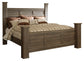 Juararo California King Poster Bed with Mirrored Dresser and 2 Nightstands Signature Design by Ashley®