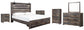 Drystan King Panel Bed with Storage with Mirrored Dresser, Chest and 2 Nightstands Signature Design by Ashley®