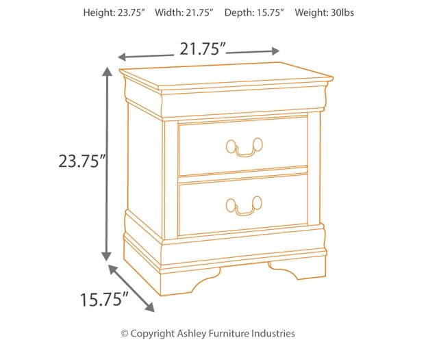 Alisdair Queen Sleigh Bed with Mirrored Dresser and 2 Nightstands Signature Design by Ashley®