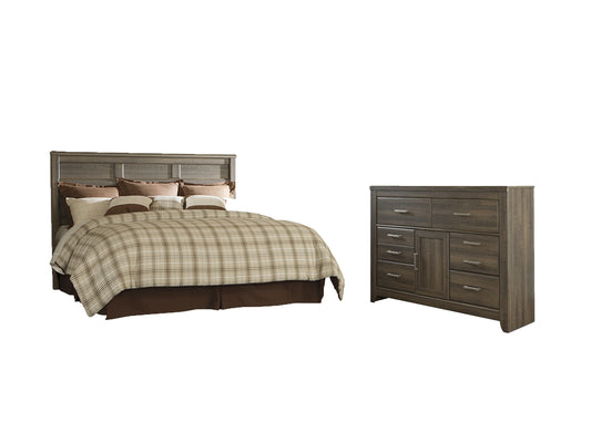 Juararo King/California King Panel Headboard with Dresser Signature Design by Ashley®