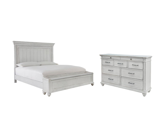 Kanwyn Queen Panel Bed with Storage with Dresser Benchcraft®