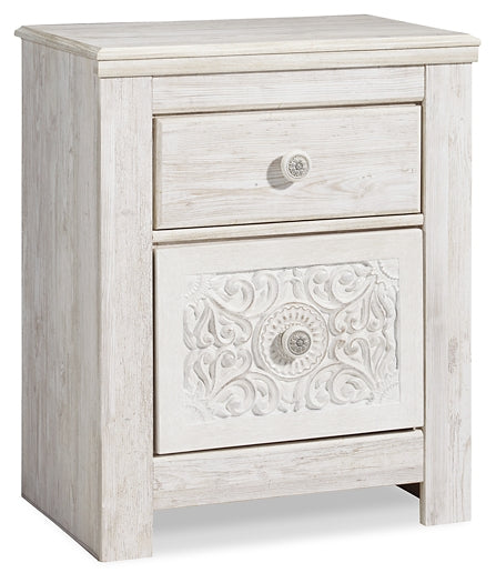 Paxberry Full Panel Bed with Nightstand Signature Design by Ashley®