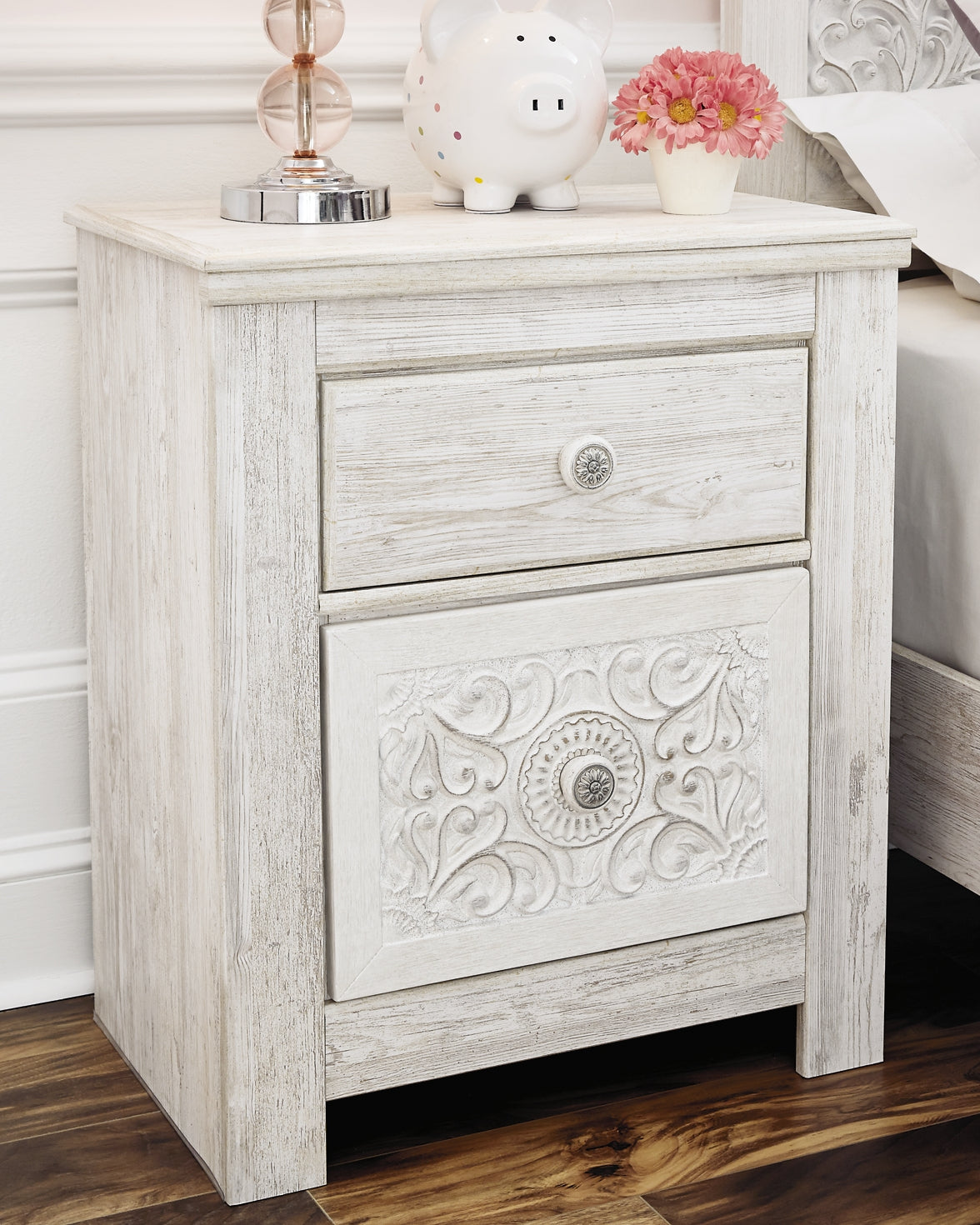 Paxberry Full Panel Bed with Nightstand Signature Design by Ashley®