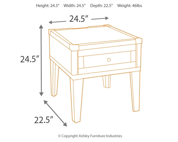 Todoe Coffee Table with 1 End Table Signature Design by Ashley®