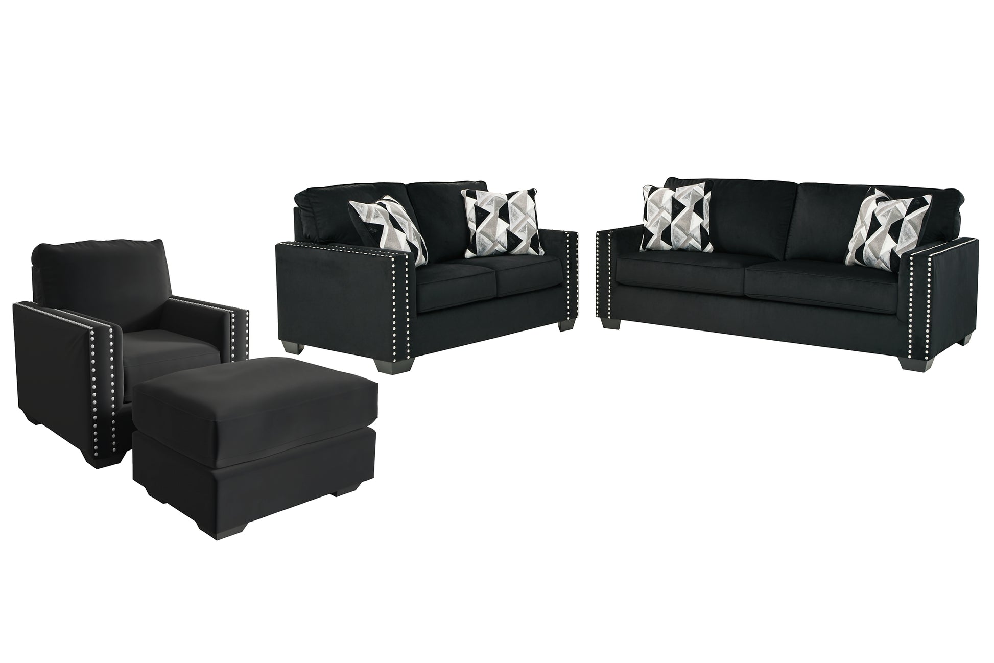 Gleston Sofa, Loveseat, Chair and Ottoman Signature Design by Ashley®