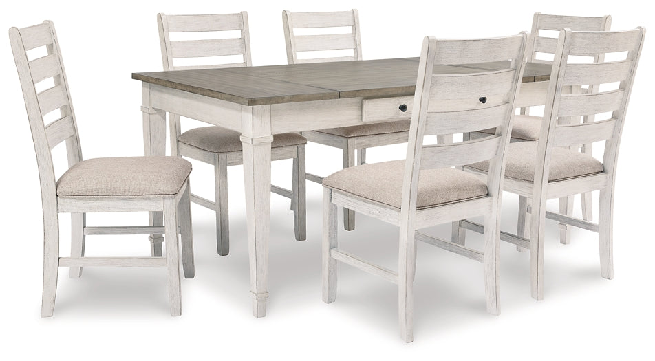 Skempton Dining Table and 6 Chairs Signature Design by Ashley®