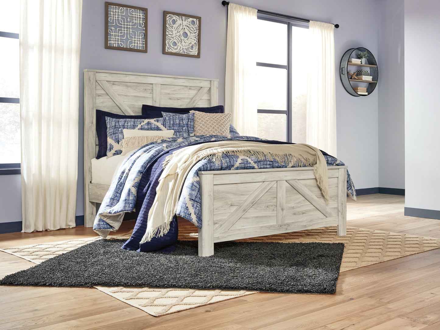 Bellaby Queen Panel Bed with Mattress Sierra Sleep® by Ashley