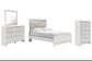 Altyra Full Panel Bed with Mirrored Dresser and Chest Signature Design by Ashley®