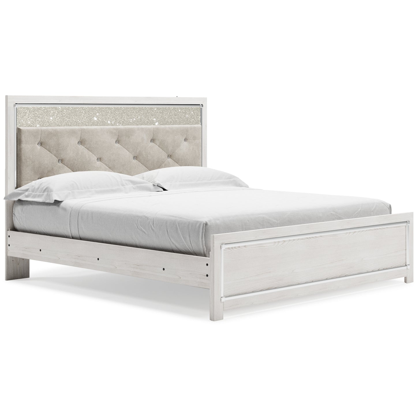 Altyra King Panel Bed with Mirrored Dresser, Chest and 2 Nightstands Signature Design by Ashley®