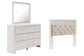 Altyra Queen Panel Headboard with Mirrored Dresser Signature Design by Ashley®