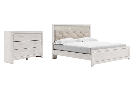 Altyra King Panel Bed with Dresser Signature Design by Ashley®