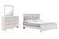 Altyra King Panel Bed with Mirrored Dresser Signature Design by Ashley®