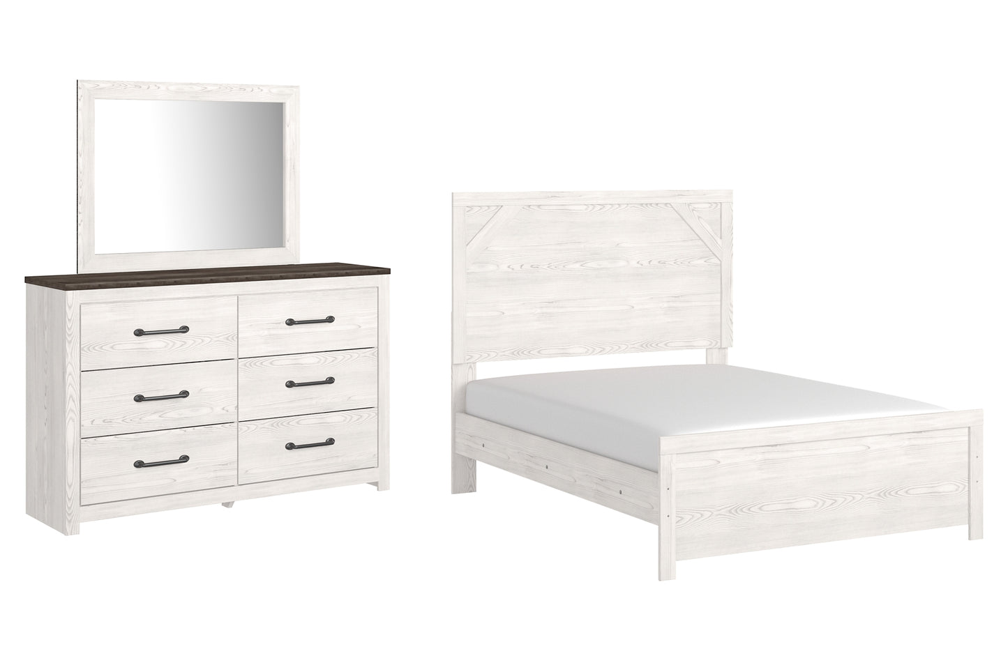 Gerridan Full Panel Bed with Mirrored Dresser Signature Design by Ashley®