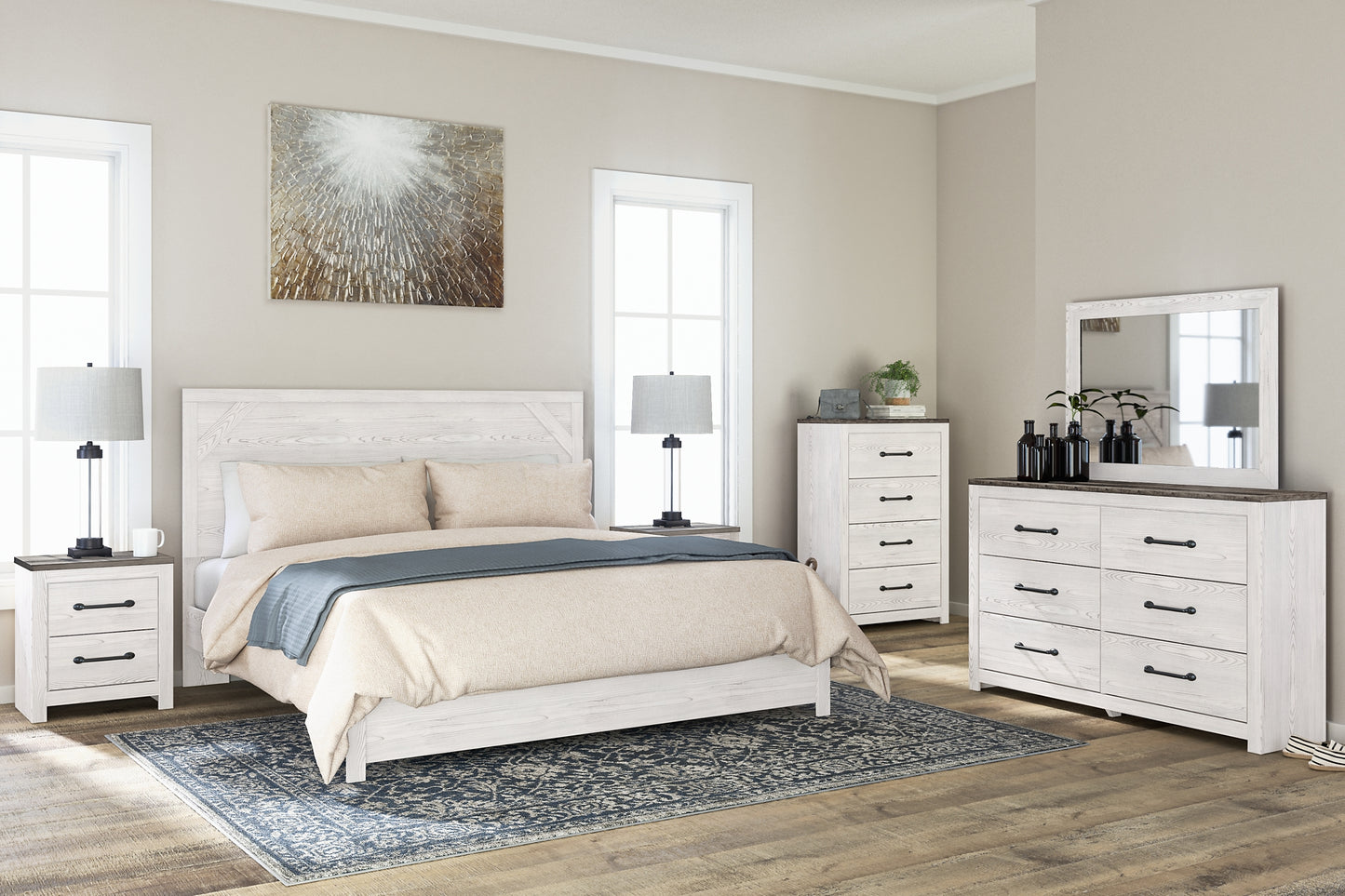 Gerridan King Panel Bed with Dresser Signature Design by Ashley®