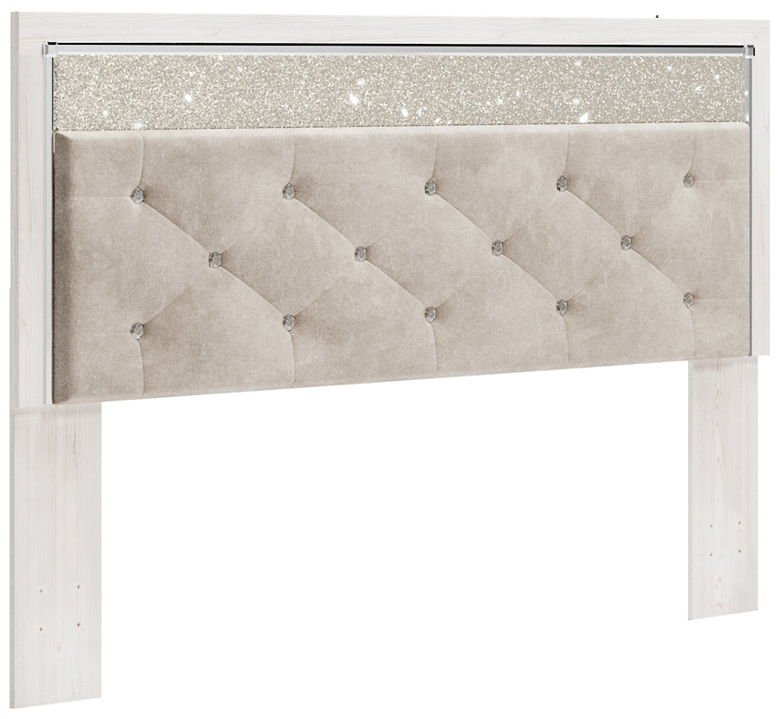 Altyra King Panel Headboard with Mirrored Dresser Signature Design by Ashley®