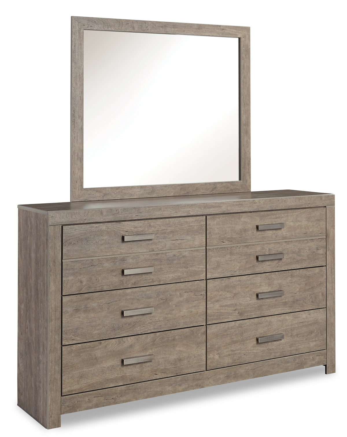 Culverbach Queen Panel Bed with Mirrored Dresser and Chest Signature Design by Ashley®