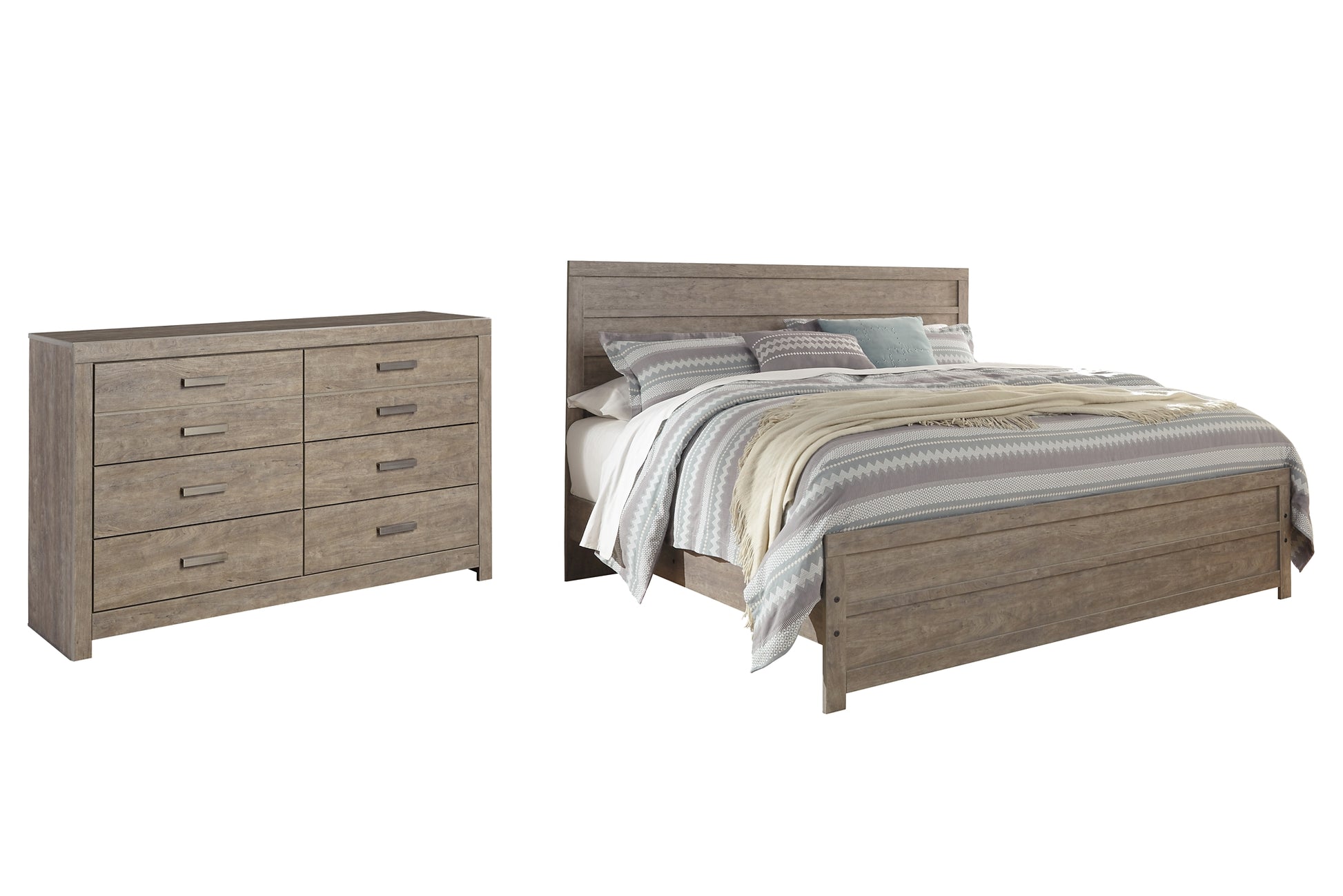 Culverbach King Panel Bed with Dresser Signature Design by Ashley®