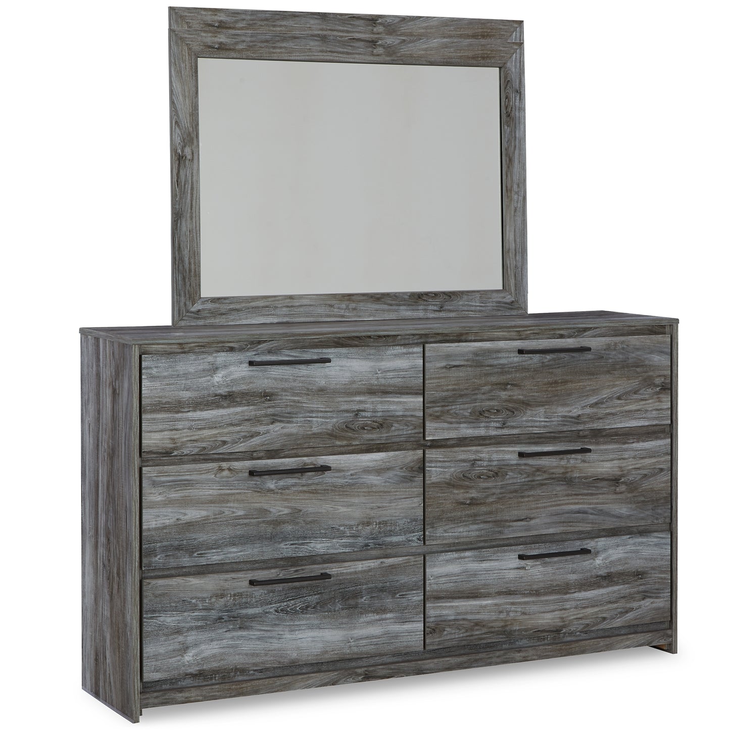 Baystorm Queen Panel Bed with Mirrored Dresser Signature Design by Ashley®