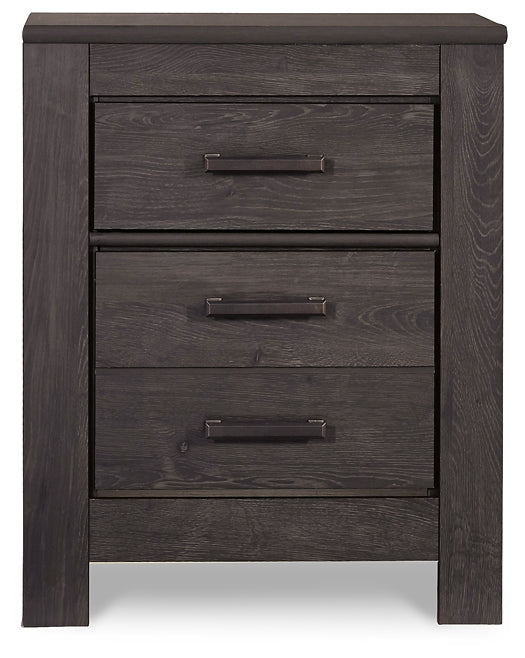 Brinxton King Panel Bed with Mirrored Dresser and Nightstand Signature Design by Ashley®