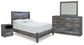 Baystorm Full Panel Bed with Mirrored Dresser and Nightstand Signature Design by Ashley®