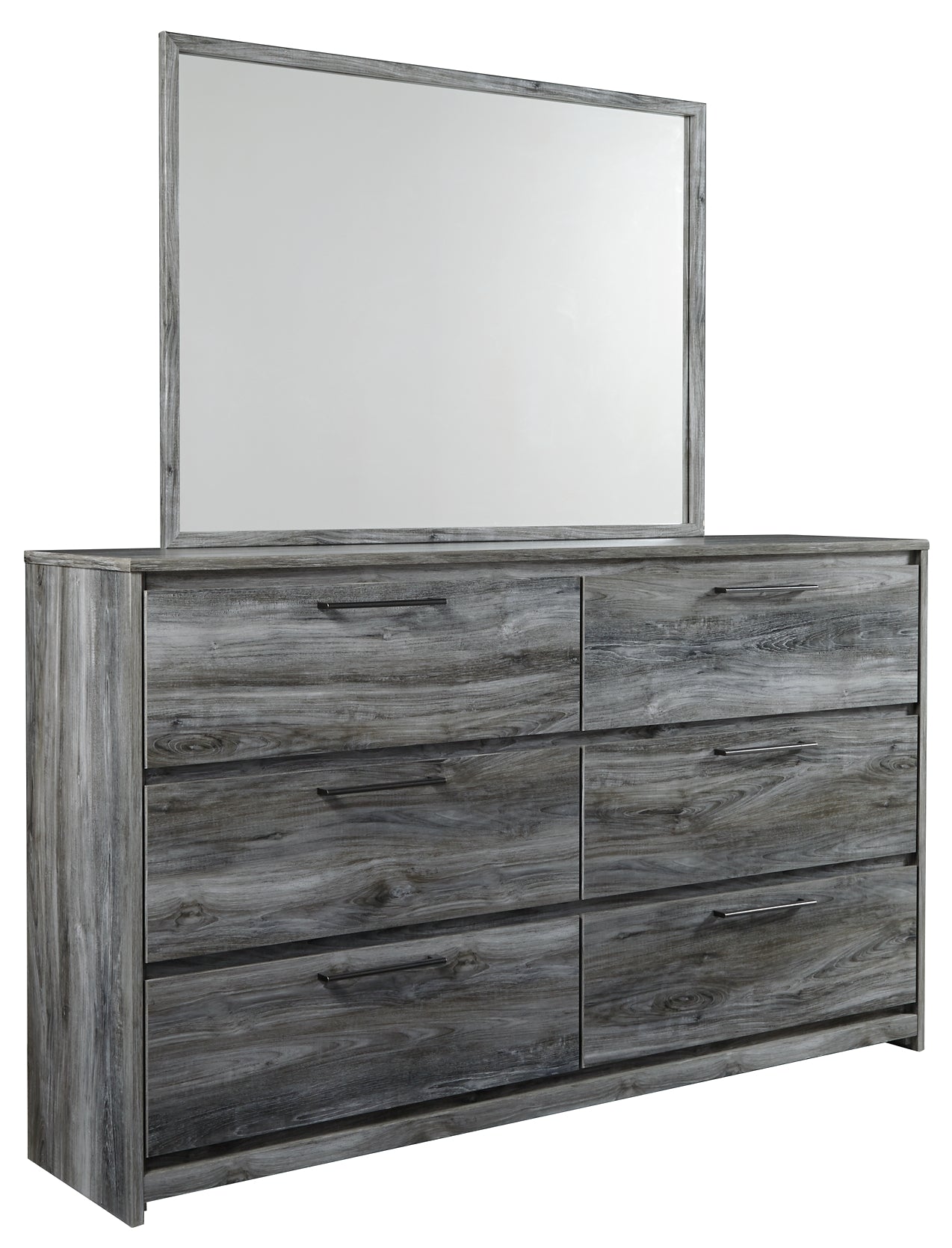 Baystorm Full Panel Bed with Mirrored Dresser and Nightstand Signature Design by Ashley®