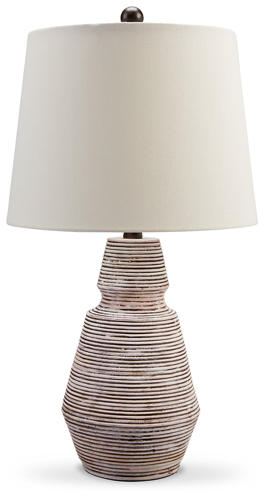 Jairburns Poly Table Lamp (2/CN) Signature Design by Ashley®