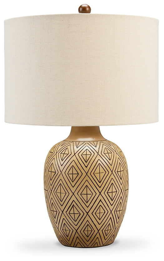 Jairgan Poly Table Lamp (2/CN) Signature Design by Ashley®