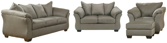 Darcy Sofa, Loveseat, Chair and Ottoman Signature Design by Ashley®