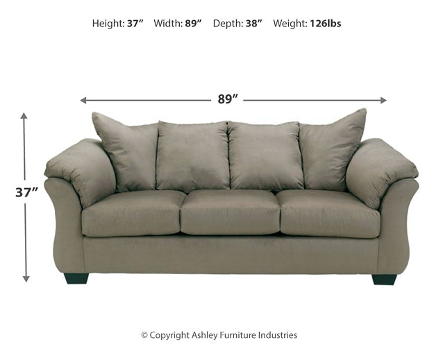 Darcy Sofa, Loveseat, Chair and Ottoman Signature Design by Ashley®